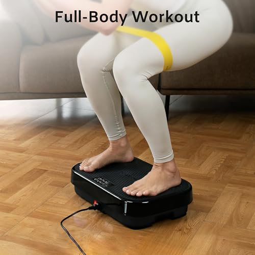 TheNeat Vibration Plate Exercise Machine, Whole Body Workout Platform, 330 Lbs Capacity R20129