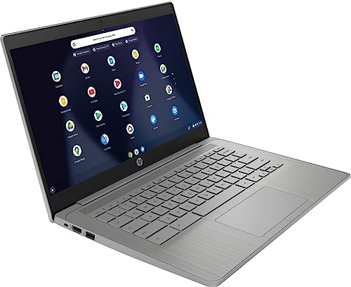 HP 2023 Chromebook 14 Inch Laptop, Intel Celeron, 4GB RAM, 64GB eMMC, Gray B2925