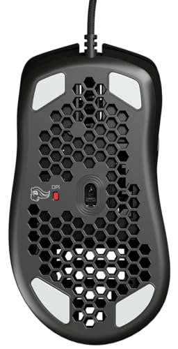 Glorious Model D Wired Gaming Mouse - 68g Honeycomb RGB Ergonomic, Matte White M160012