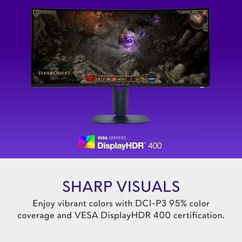 Alienware 34 Curved Gaming Monitor AW3425DWM WQHD 180Hz 1ms H147
