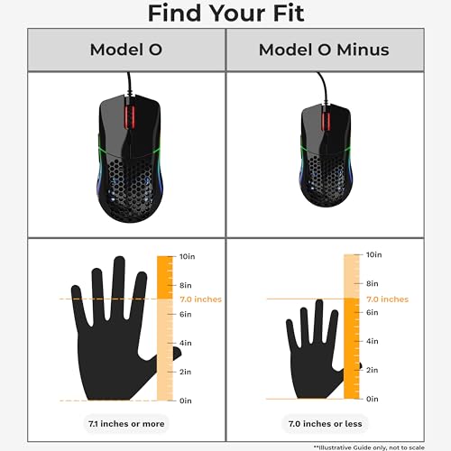 Glorious Model D Wired Gaming Mouse - 68g Honeycomb RGB Ergonomic, Matte White M160012
