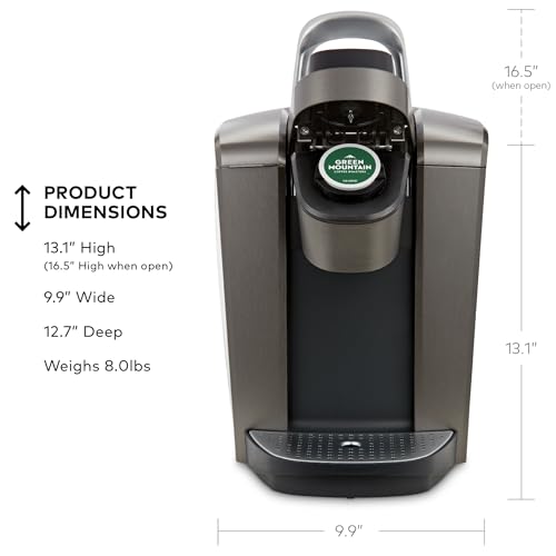 Keurig K-Elite Single Serve K-Cup Pod Coffee Maker, Brushed Silver P23556