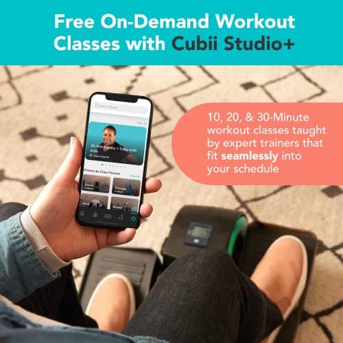 Cubii Move Under Desk Elliptical Pedal Exerciser with Adjustable Levels I40905