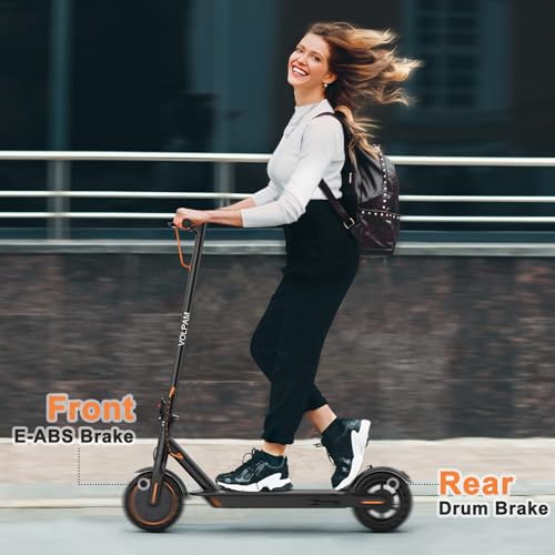 VOLPAM Electric Scooter, 350W/500W, 8.5"/10" Tires, Folding E-Scooter with Dual Braking Q653200