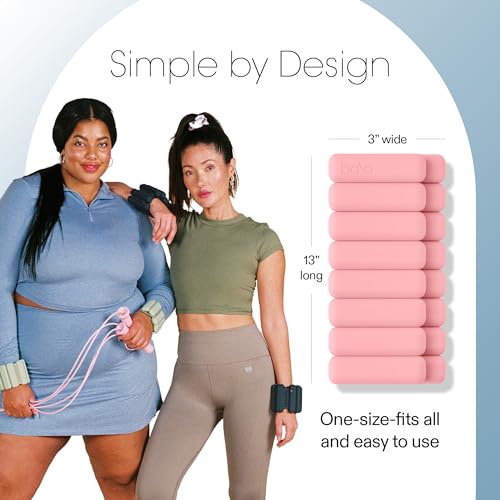 Bala Bangles Wrist & Ankle Weights Adjustable Silicone Set for Women Men Y10032