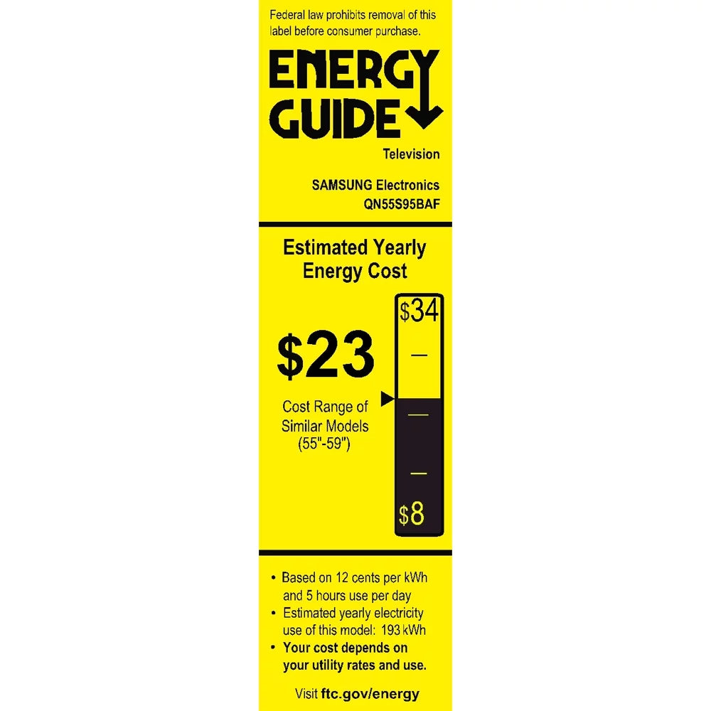 Samsung S95B 55 inch 4K Quantum HDR OLED Smart TV E662877