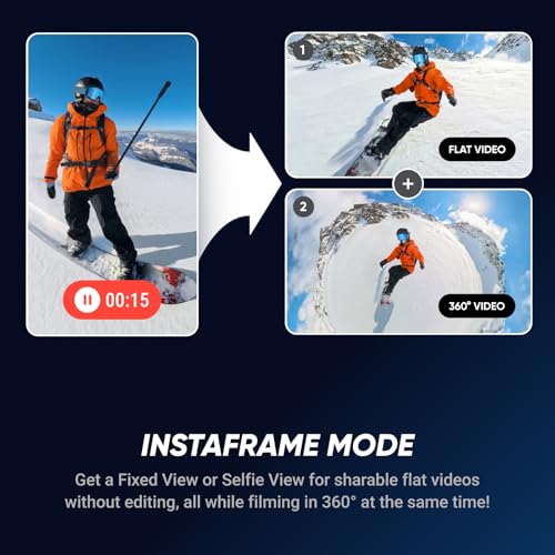 Insta360 X5 Essentials Bundle Waterproof 8K 360° Action Camera I4343