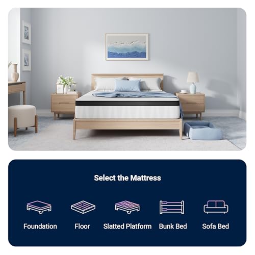 Avenco King Mattress 12 Inch Medium Firm Hybrid with Pocket Springs H486321