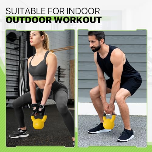 10/15/20LB Neoprene Coated Cast Iron Kettlebell for Strength Training W5749