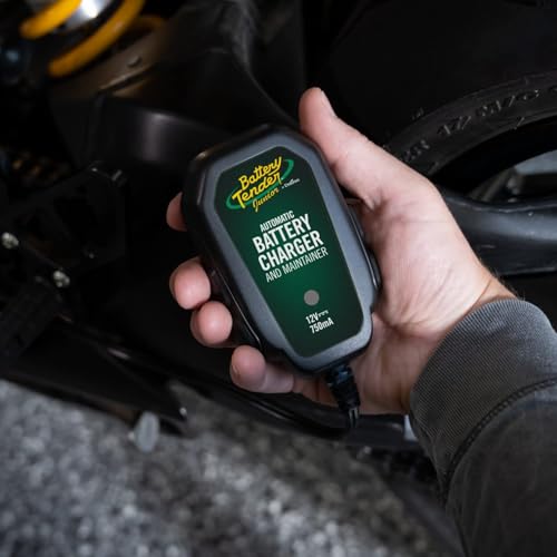 Battery Tender Junior 12V 750mA Charger and Maintainer for Motorcycle, ATVs Q86510