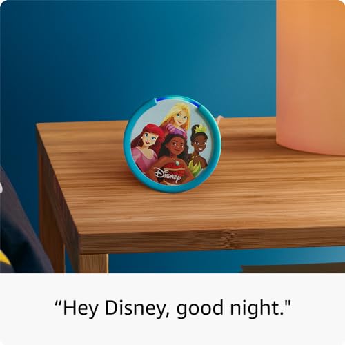 Amazon Echo Pop Kids with parental controls, includes 6 months of Amazon Kids+ F734