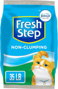 Fresh Step Non-Clumping Premium Cat Litter with Febreze Freshness, Scented - 35 Pounds (Package May Vary)