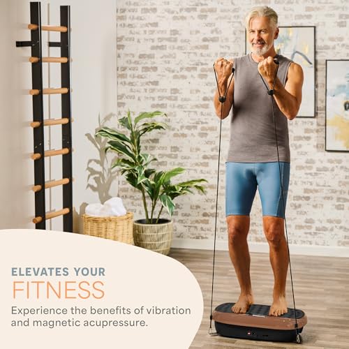 Lifepro Vibration Plate Exercise Machine with Magnetic Acupoints for Full Body Fitness P3479