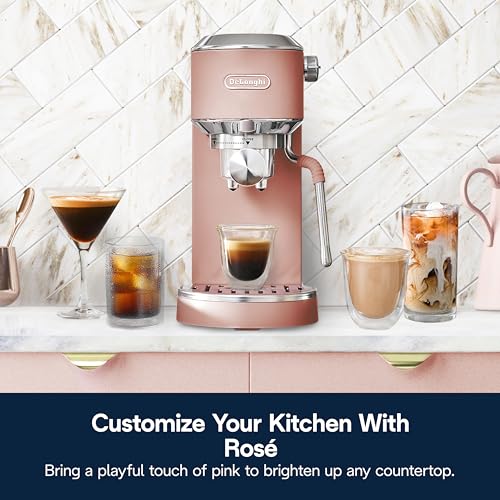 De'Longhi Dedica Duo Compact Espresso Machine with Milk Frother, Stainless Steel C1989