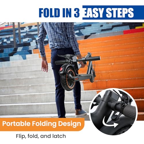 500W Foldable Electric Scooter for Adults with 8.5" Solid Tires Y61702