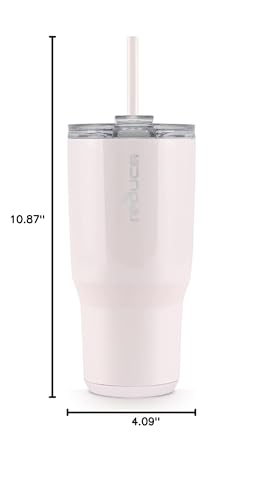 REDUCE Cold1 34 oz Tumbler with Lid and Straw, Vacuum Insulated Stainless Steel D10206