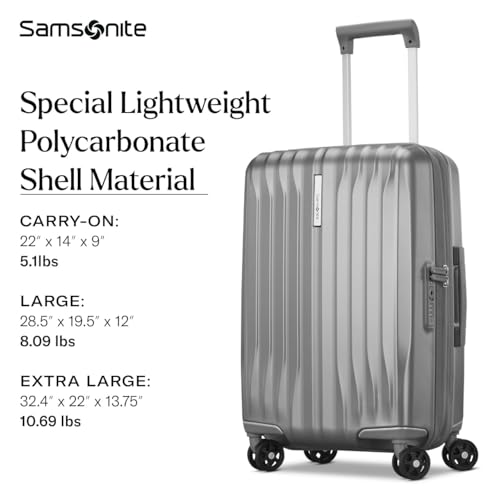 Samsonite UpLIFT 31" Lightweight Hardside Spinner Luggage, Expandable, Elemental Blue X2007