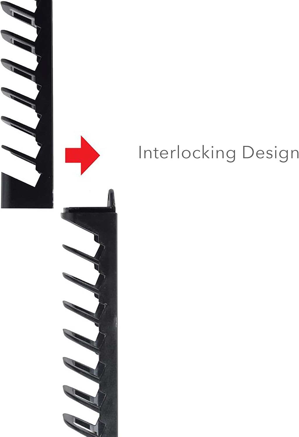 Atlantic Media Stix Wall-Mount CD/DVD Media Storage Rack, 4-Pack, Black Z6655