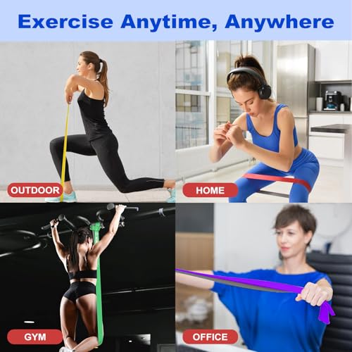 Resistance Bands Set with Door Anchor for Home Gym Workout D603