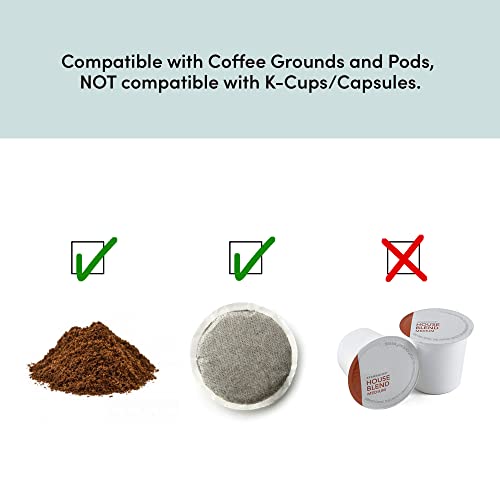 Elite Gourmet EHC113 Personal Single-Serve Coffee Maker with Thermal Travel Mug, Black B70143