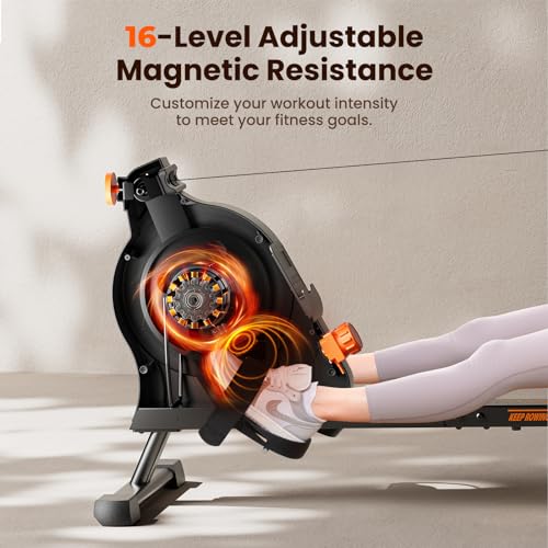 Magnetic/Water Rowing Machine for Home with 16 Resistance Levels X784661