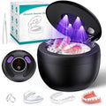 Upgraded Ultrasonic Retainer Cleaner Machine, 45kHz, 200ML, Black W75021