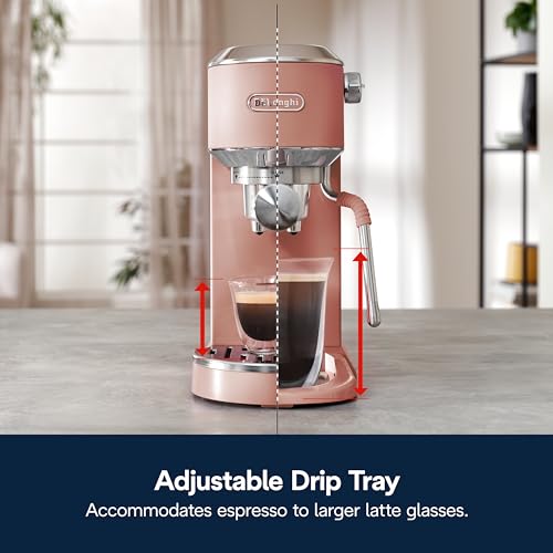 De'Longhi Dedica Duo Compact Espresso Machine with Milk Frother, Stainless Steel C1989