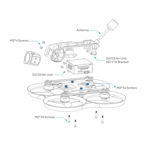 BETAFPV Pavo20 Pro Whoop Drone Cinewhoop with HD Digital Bracket for FPV Freestyle M30917