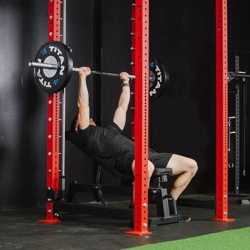 Titan Fitness X-3 Series 80" Smith Machine Power Rack Attachment with Olympic Bar J380530