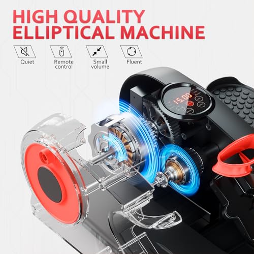Under Desk Elliptical Machine for Seniors with Remote Control D796667