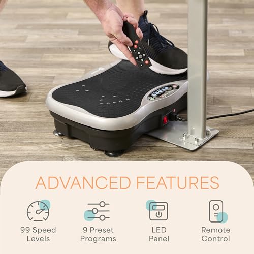 Lifepro TrimLite Vibration Plate Exercise Machine with Handlebars Q15746