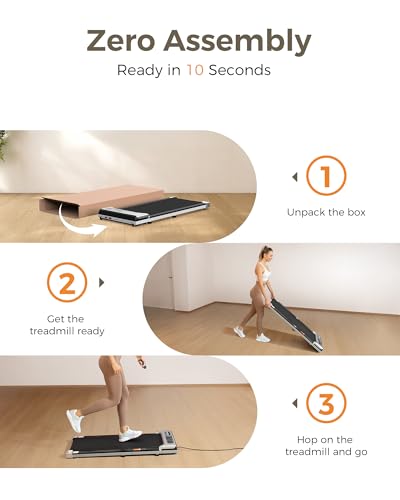 Under Desk Treadmill 2.5 HP Portable Walking Pad with Remote Control, Silver T6880