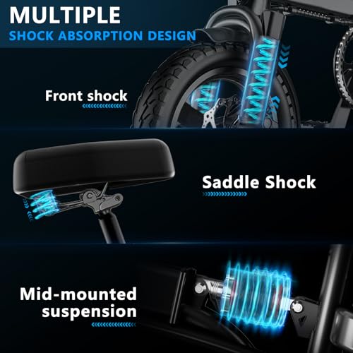 Folding Electric Bike for Adults with Removable Battery P213045