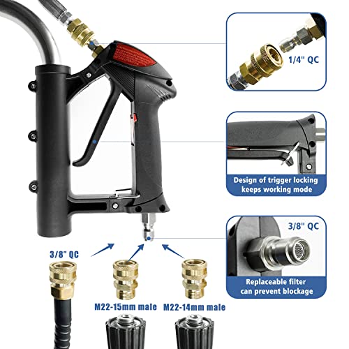 JANZ Pressure Washer Surface Cleaner 14 Inch with 4 Wheels J74032