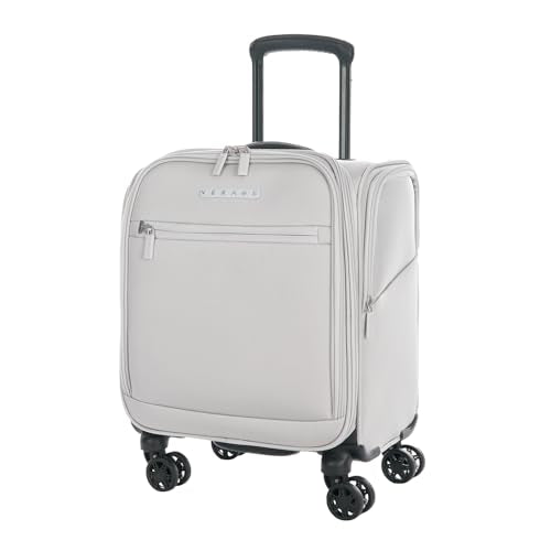 Verage Under Seat Luggage with Wheels, Softside Spinner Carry On, Navy 14-Inch A51804