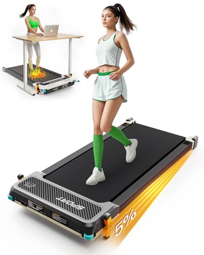 Akluer Walking Pad with Incline, 2.5 HP Under Desk Treadmill for Home L144230