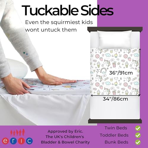 Hygge Sheets® Potty Training Pee Pads for Kids, Toddlers - 100% Waterproof, Non Slip, Washable, Dinosaur P67400