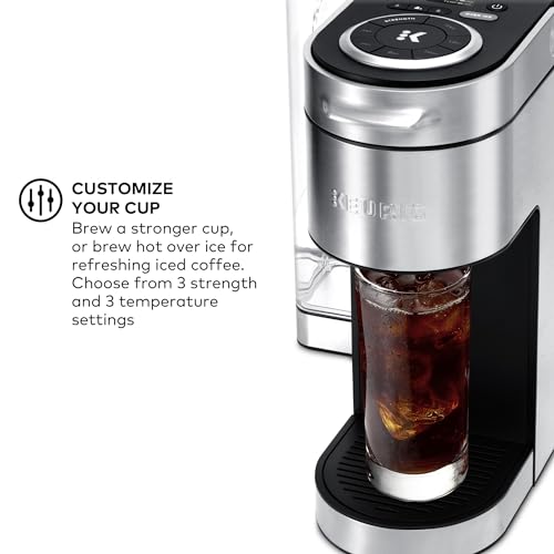 Keurig K-Supreme Plus Single Serve K-Cup Pod Coffee Maker, MultiStream Technology, 78oz Reservoir, Stainless Steel M6597