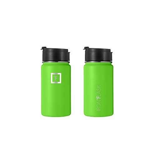 IRON °FLASK Stainless Steel Insulated Water Bottle with 3 Lids, 40 oz U19688