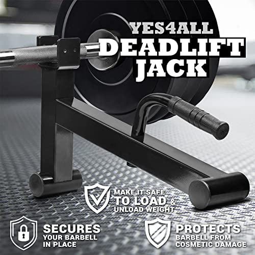 Yes4All Deadlift Jack Barbell Stand for Weight Training W456663