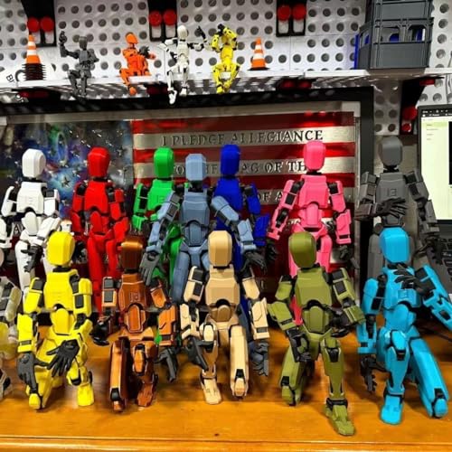 Titan 13 Action Figure, 3D Printed Robot, Desktop Decorations Game Gifts (9 pcs) Z24151