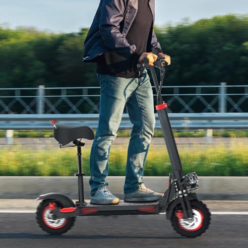 Off Road Electric Scooter Adults 800W 48V 11" All-Terrain Tires Dual Suspension B277
