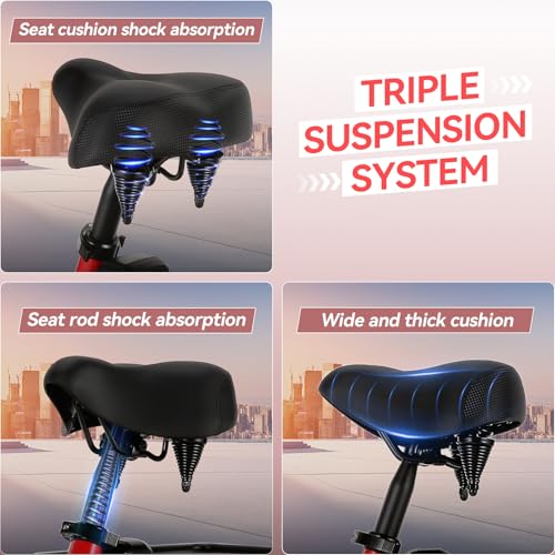 Vivi T01 20" x2.6 Fat Tire Electric Tricycle for Adults, 750W Peak, Folding 3-Wheel Bike D7496
