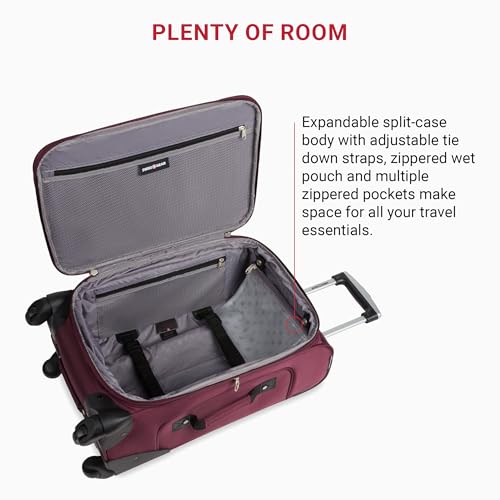 SwissGear Sion Softside Expandable Luggage, Black, 29-Inch C81483