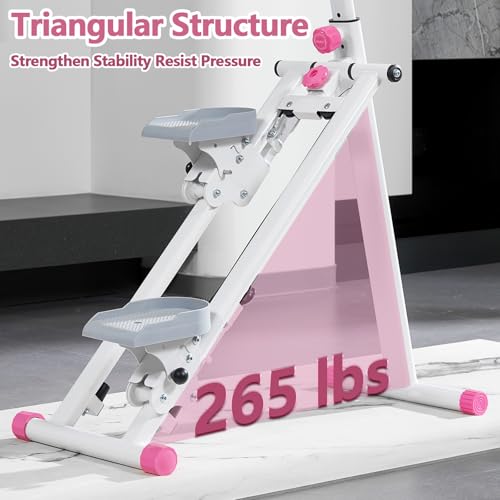 Vertical Climber Stair Stepper with Adjustable Handlebar for Home U9704