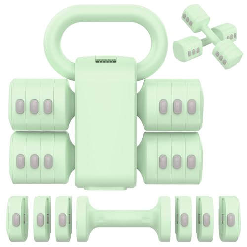 2-in-1 Adjustable Dumbbells Set for Home Gym Exercise H9792