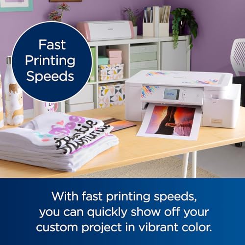 Brother Sublimation Printer with 4-Color Ink Cartridge Set R9817