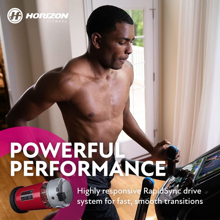 Horizon Fitness 7.4 at Studio Series Smart Treadmill with Bluetooth and Incline V401324