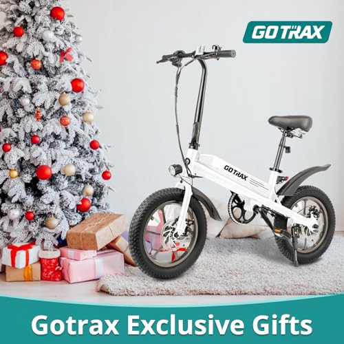 Gotrax S3 Electric Bike, 750W Peak Motor, 25 Miles Range, Folding Fat Tire E-Bike B18421