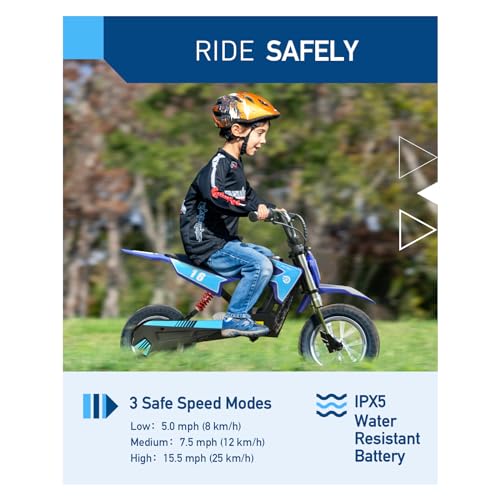 Hiboy DK1 36V Electric Dirt Bike for Kids Ages 3-10 P20306